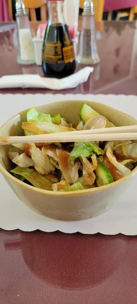 Ginger Dressing and Salad