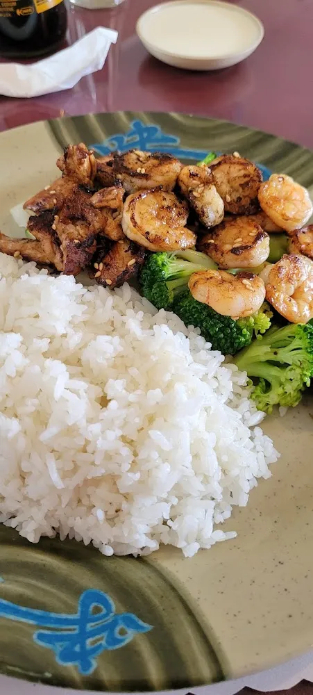Hibachi Chicken and Shrimp